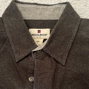 Woolrich Charcoal Button-Up Shirt